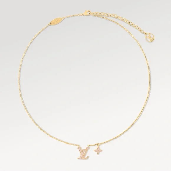 Louis Vuitton Iconic Enamel Rose Gold Necklace (Like-new) - Picture 4 of 11